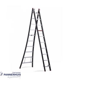 Altrex Nevada reformladder 2×10 sporten 305 – 525cm zwart