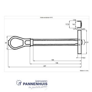 Toggler M 5 Hollewand Anker 10-92mm met bout 6 stuks