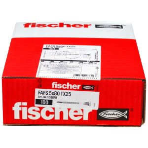 fischer stelschroef FAFS 5 x 80 TX25 (100 stuks)