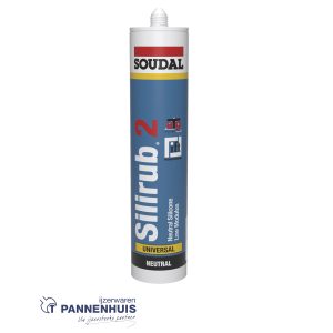 Soudal Silirub 2 neutrale siliconenkit Bronze 300ml