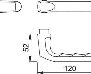 krukken 113 f1 met lange tige NAAKT