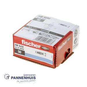 fischer Hollewandplug HM 4 x 32 S met schroef (50st)