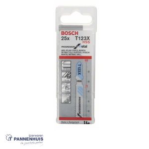 Bosch Decoupeerzaagblad T123 XF Progressor for Metal 25x