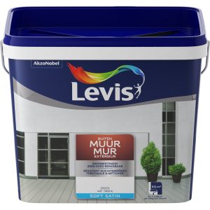 Levis Muur Buiten Soft Satin – 5 L Wit 0001