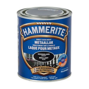 Hammerite Hoogglanslak zwart 0,75 L