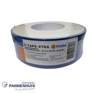 Ivana D-tape extra 50mm x 50m blauw