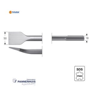 IVANA SDS-MAX Tegelb.gebogen 50×300