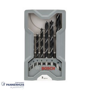 Bosch 7-delige set houtboor 3; 4; 5; 6; 7; 8; 10 mm