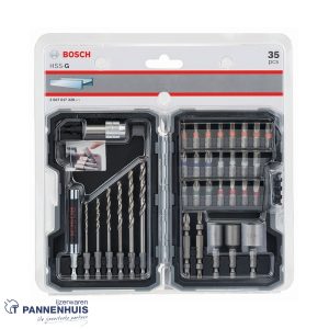 Bosch 35-delige set boor en schroefbit Mixed for Metal