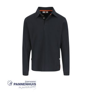 Herock Troja Polo lange mouwen Marine L