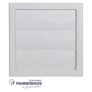 Opbouw dampkaprooster PVC 733 (154×154) wit