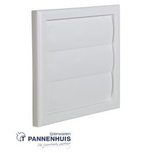 Opbouw dampkaprooster PVC 733 (154×154) wit