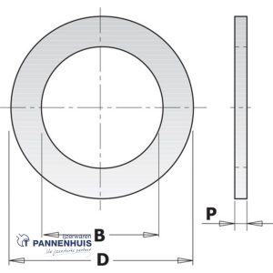 CMT Reductiering voor zaagblad D=22,2x20x1,4mm