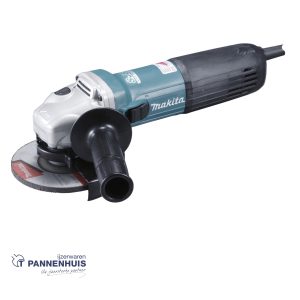 Makita GA5040C Haakse slijper 125mm 1400W met regelbaar toerental elektr. Toerenregeling