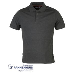 Herock Levi polo Donker Heather Grijs M