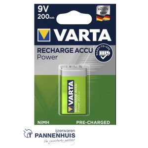 Varta Recharge Accu Power 9V 200mAh Blister (1st)