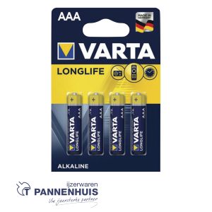 Varta Longlife AAA Blister (4 st)