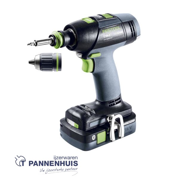 Festool Accu schroefboor T 18+3 HPC 4,0 I-Plus - Afbeelding 2