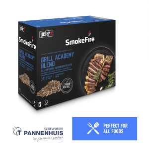 Weber Natuurlijke hardhout pellets – Grill Academy Blend 8kg