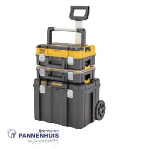 Dewalt TSTAK koffers + gereedschapswagen (DWST83344-1 + DWST82968-1 + DWST83347-1) OP=OP