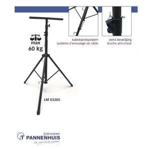 Lumx Statief Heavy duty / Max. 300cm