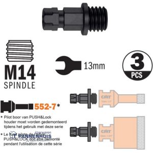 CMT Adapter voor gatzagenserie 552-5