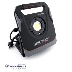 Lumx MULTI-BATTERY M-65 HYBRID LED straler 65W / IP 54, met 5 adapters