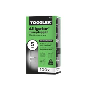 Toggler A 5 Alligator Plug 5mm 100 st (groen)