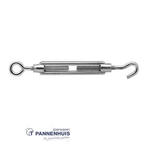 kabelspanner Haak-Oog 6×090 mm RVS AISI 316