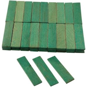 glas afstandshouder Hout 22X03X80mm Groen (100st)