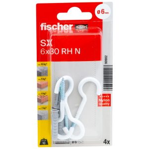 fischer Plug SX 6 x 30 met ronde haak (blister)