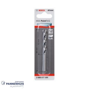 Bosch Spiraalboor HSS PointTeQ  5 mm