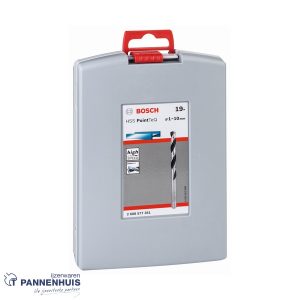 Bosch 19-delige set Metaalboor HSS PoinTeQ 1-10 mm