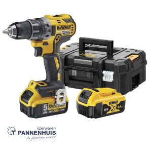 Dewalt DCD791P2 18V XR Brushless Schroef-/boormachine 2x 5.0Ah in TSTAK