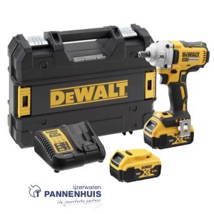 Dewalt DCF894P2 18V XR 450 Nm Slagmoersleutel 2x 5.0Ah in TSTAK OP=OP