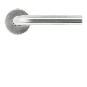 Deurkruk Pro L SHAPE 19mm Inox Plus R+NO KEY