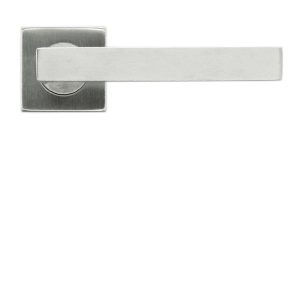 Deurkruk Pro FLAT KUBIC SHAPE 19mm Inox Plus R+NO KEY