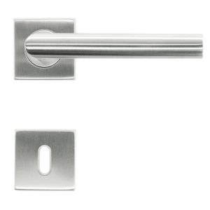 Deurkruk Pro SQUARE I SHAPE 19mm Inox Plus R+E