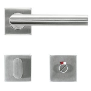 Deurkruk Pro SQUARE I SHAPE 19mm Inox Plus R+WC