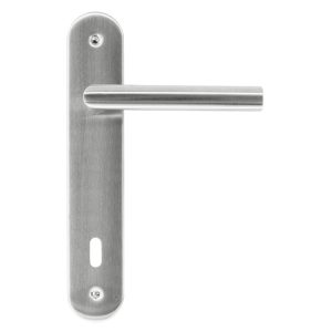 Deurkruk Pro I SHAPE 19mm Inox Plus Plaat + KEY 110mm