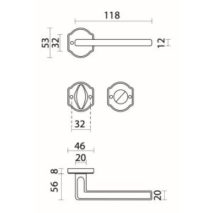 Deurkruk Pro RALPH FONT R+WC