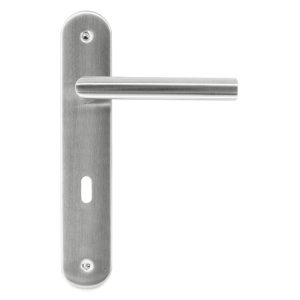 Deurkruk Pro I SHAPE 19mm Inox Plus Plaat + KEY  72mm