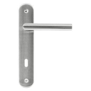 Deurkruk Pro I SHAPE 19mm Inox Plus Plaat + KEY  90mm