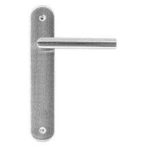 Deurkruk Pro I SHAPE 19mm Inox Plus Plaat + NO KEY