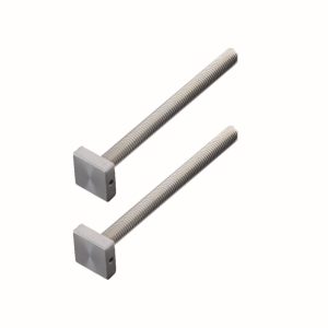 Bevestigingsset M 8 trekker voor buitendeur/CARRE 20MM/100MM INOX PLUS