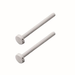 Bevestigingsset M 8 trekker voor buitendeur/ROND 20MM/100MM WIT STRUCTUUR