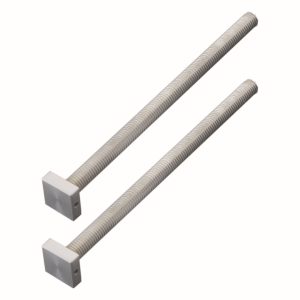 Bevestigingsset M10 trekker voor buitendeur/CARRE 20MM/160MM INOX PLUS