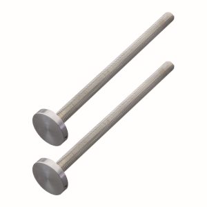 Bevestigingsset M10 trekker voor buitendeur/ROND 30MM/160MM INOX PLUS