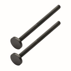 Bevestigingsset M10 trekker voor buitendeur/ROND 30MM/160MM ZWART