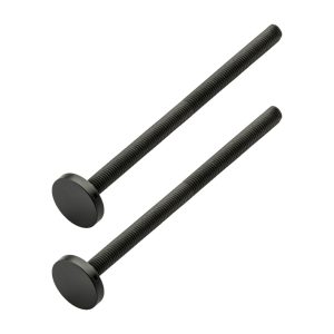 Bevestigingsset M10 trekker voor buitendeur/ROND 30MM/160MM ZWART STRUCTUUR UV